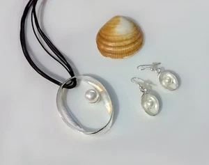 Silver Earrings, Pendant, Necklace design jewellery, One Of A Kind Collection! - Picture 1 of 14