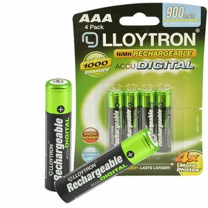 AAA wiederaufladbare Akkus 900mAh NiMH HR03 schnurloses Telefon Fernbedienung Kamera 1,2 V - Bild 1 von 1