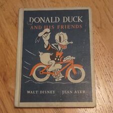 Vintage 1939 Donald Duck and His Friends HC Walt Disney Story Book by Jean Ayer