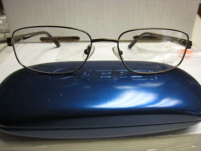 MARCOS DE GAFAS GEOFFREY BEENE DESARROLLADOR Estilo en MARRÓN 55-17-140 con Estuche Foto 1 de 3