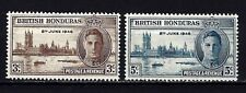 British Honduras Stamp Lot Sc 127-128 / SG 162-163 - Peace And Victory 1946