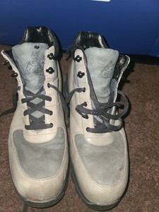 gray nike boots