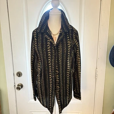 Sears винтажная женская блузка шелковистый, 100% полиэстер размер M - Изображение 1 из 4