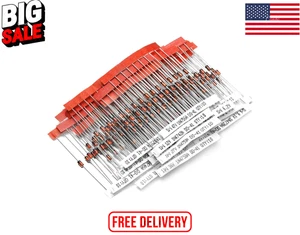 30 Values 300Pc 1W Zener Diode Assorted Kit (3V 3.3V 3.6V 3.9V 4.3V 4.7V 5.1V... - Picture 1 of 5