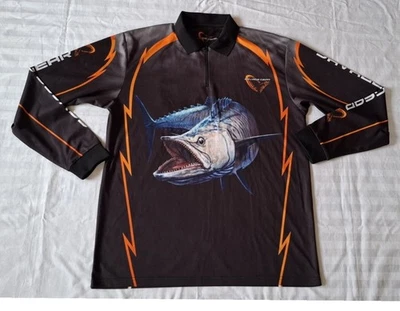 Savage Gear Men's Fishing Shirt Game Fishing Jersey Deep Sea Angling Sze L New - Image 1 of 4