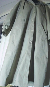 Gabardina vintage London Fog talla 14 regular tostado caqui abotonada forrada con capucha  - Imagen 1 de 10
