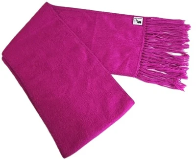 CAPCHATEX Alpaca Peru Fina  Scarf Raspberry Pink~78"×9"~ - Image 1 of 4
