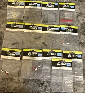 (B3-14) Eflite / Blade Helicopter RC Parts Lot Of 13 mSR X - Picture 1 of 5