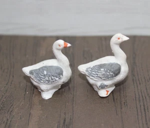 Vintage Britains Kunststoff Farmyard Gänse Figuren - Made in England (Paar) - Bild 1 von 5
