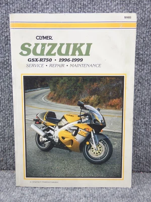 Clymer 1996-1999 Suzuki GSX-R750 Service Repair Shop Manual M485 - Image 1 of 4
