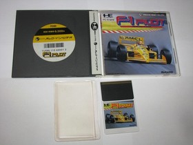 F1 Pilot PC Engine HuCard Japan import US Seller