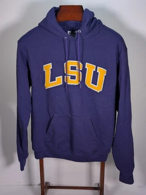 LSU Tigers Sudadera con Capucha Pullover Sudadera Bolsillo Frontal Talla Med Bordada Campeón  Foto 1 de 4