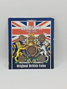 George VI Original British Coins 1936-1952 Inc Shilling Farthing Penny  CN3 P155 - Picture 1 of 12
