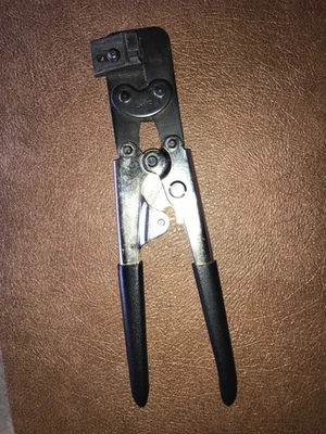 AMP Nº90312-1 Trinquete Manual con una mano 9 pulgadas Herramienta de prensado Foto 1 de 4