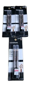 3-Covergirl Easy Breezy Brow Fill + Define Pencils+Sharpener #510 Soft Brown - Picture 1 of 2