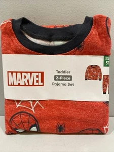 New Marvel Spider-Man Toddler Pajamas 2 Piece Set Size 5T FREE SHIPPING! - Picture 1 of 4