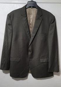 Chaqueta de traje Ralph Lauren para hombre. Talla 50R 100% Lana Gris/Marrón Interior Satinado Marrón - Imagen 1 de 5