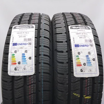 195 65 16C 2x Barum 195/65 R16C 104/102T Snovanis Invierno 2024 Voll Como Neu - Imagen 1 de 4