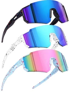 Youth Baseball Sunglasses Sports Sunglasses for Boys Girls Softball Cycling G... - Picture 1 of 6