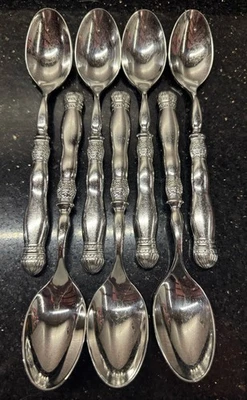 (7) Southern Living GALLERY Soup Spoons Tablespoons Stainless Steel Flatware - Image 1 of 4