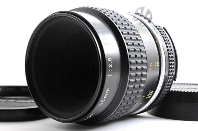 Nikon NIKKOR AI-S 55mm F2.8 MF Macro Lens For F Mount w/Filter NEAR MINT+ Japan - Image 1 of 4