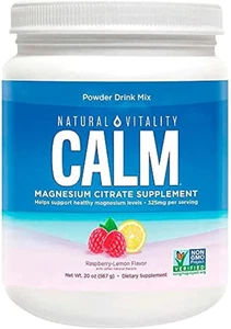 Natural Vitality Calm Magnesium Citrate Powder, 20 Ounces - Picture 1 of 12