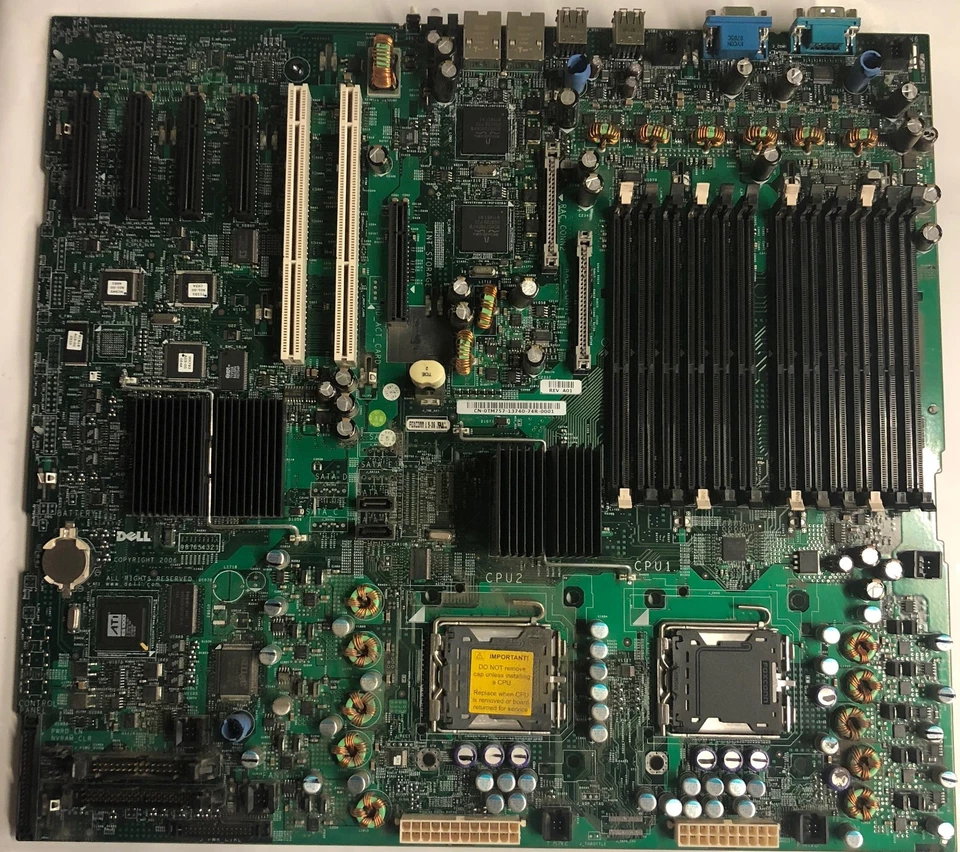 Dell PowerEdge 2900 Server Dual Socket Motherboard- TM757 - Image 1 of 1