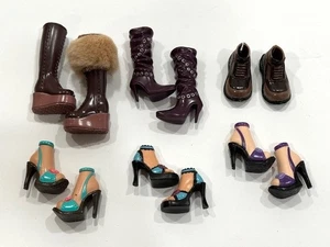 Mattel My Scene Barbie Doll Shoes LOT 6 Pairs - Picture 1 of 12