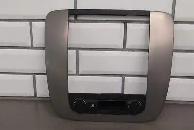 07-13 GMC Sierra Titanium Radio Trim Bezel OEM - Image 1 of 4