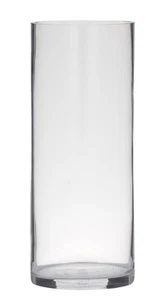AMALFI MILLA VASE CLEAR 12X12X30CM - Picture 1 of 2