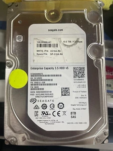 Seagate 8TB 12Gbps ST8000NM0075 Enterprise Capacity 2.5 HDD v5 1RM212-038 - Picture 1 of 1