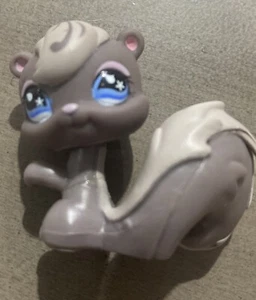 Grauhörnchen 484 Littlest Pet Shop LPS grau blau Träne Sternaugen - Bild 1 von 3