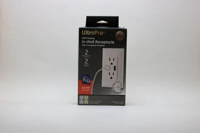 通用电气 UltraPro USB 充电内置插座,4.8 安培,24 瓦,40405 — 第 1/4 张图片