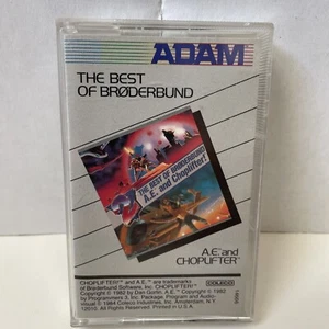 Vtg Coleco Adam Family Computer Super Game Pack Broderbund A.E. & Choplifter - Picture 1 of 4
