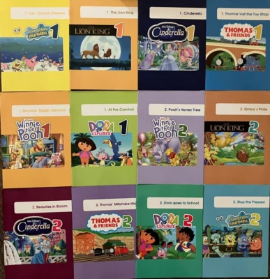 Tele Story Interactive Story Books- SOMENTE LIVROS-INGLÊS/COREANO-Bob Esponja, Dora... - Imagem 1 de 2