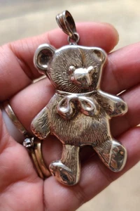 Großer Teddybär Anhänger Sterlingsilber - Bild 1 von 3