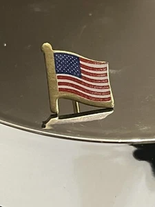 "Broche en miniatura vintage bandera estadounidense de 1/2" - Imagen 1 de 4