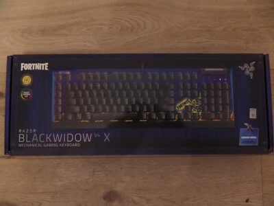 Razer BlackWidow V4 X Fortnite Edition Keyboard New & Sealed UK Version - Image 1 of 4