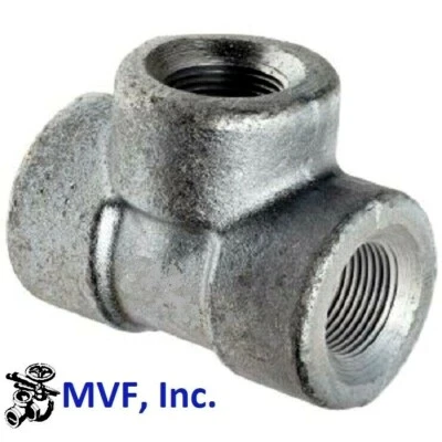 1-1/4" 3000# Threaded (NPT) Tee Forged Steel A105 Pipe Fitting <FS030721 - Image 1 of 4