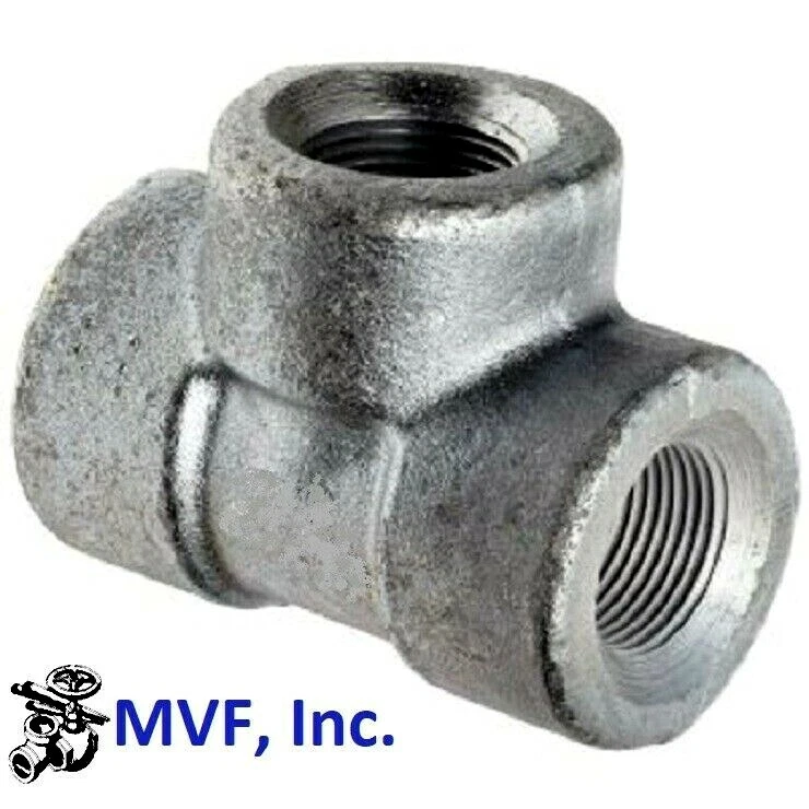 1-1/4" 3000# Threaded (NPT) Tee Forged Steel A105 Pipe Fitting <FS030721 - Image 1 of 4