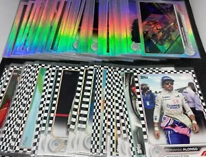 2022 Topps Formula 1 Rainbow Foil & Checker Flag Parallels - Pick from the List - Picture 1 of 291