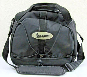 Funda de nailon negra Vespa con asas y correa para el hombro - Imagen 1 de 8