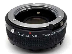 Teleconvertidor Vivitar 2x MC Auto Tele Convertidor Extensor 2x-5 Convertidor - Imagen 1 de 2