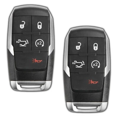 2 Replacement For Dodge RAM 2500-5500 Key Fob 68575429AA 5 Button 2019-2024 Foto 1 de 3