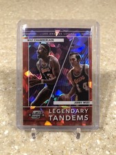 2021-22 Contenders Optic Wilt Chamberlain/Jerry West Legendary Tandems Red Ice