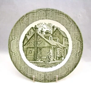 Royal China THE OLD CURIOSITY SHOP VERDE Lote de 2 Platos de Cena - Imagen 1 de 5