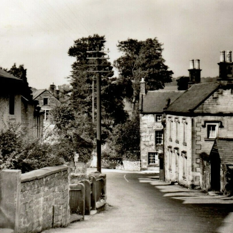 1958 West Bank, Winster Great Britain B&W RPPC A W Bourne Postcard Vintage City - Image 1 of 3