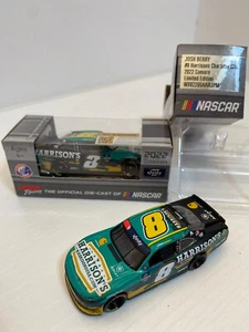 NASCAR 2022 JOSH BERRY #8 HARRISON'S CHARLOTTE WIN XFINITY 1/64 CAR - Picture 1 of 1
