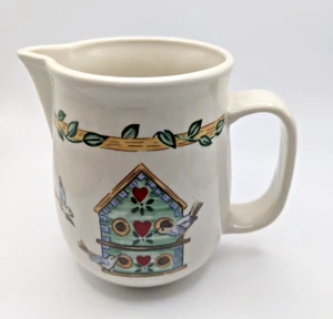 Thomson Pottery Birdhouse Creamer 4" Tall Vintage Grandma Core Country Core Gift - Picture 1 of 6