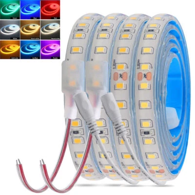 24V 2835 SMD LED Strip Light Waterproof IP68 120LED Flexible Tape Rope Lighting - Image 1 of 4